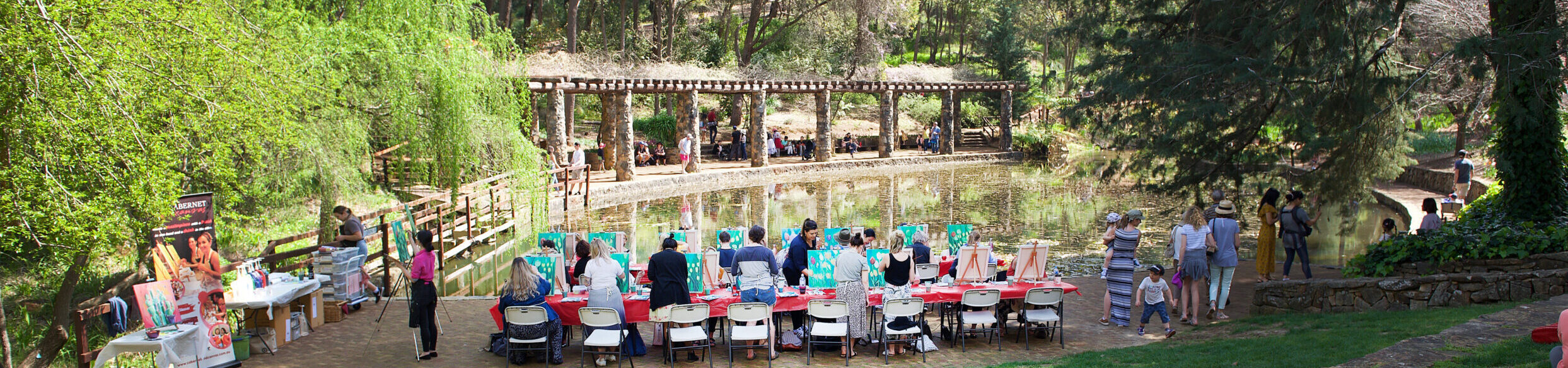 Mother’s Day: Bob Ross Inspired Painting in the Park
